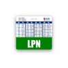 LPN Badge Buddy Horizontal w/Height & Weight Conversion Charts (Green)