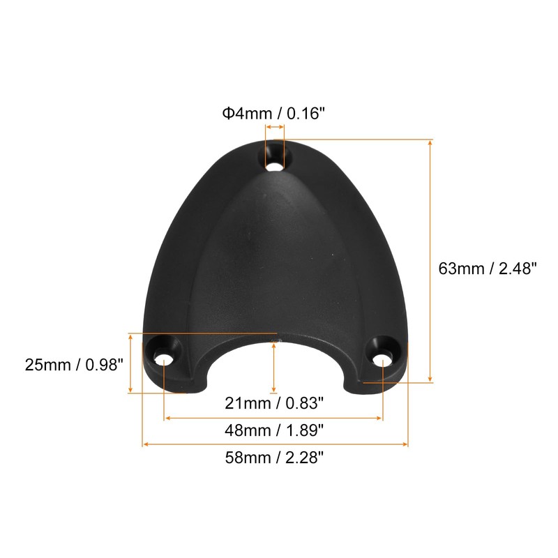 sourcing map Marine Wire Cable Vent Cover, 4Pcs - Nylon
