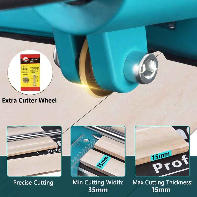 Seeutek Manual Tile Cutter, 24 inch Professional Porcelain Ceramic Tile