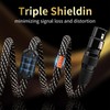 YYTCG RCA to XLR Cable 1.64FT, 2-Pack Male RCA to