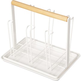 Wahei Freiz RG-0453 Glass Stand with Tray for Kitchen Laundry Float