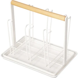 Wahei Freiz RG-0453 Glass Stand with Tray for Kitchen Laundry Float