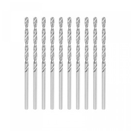 sourcing map 10 Pcs 2.25mm HSS(High Speed Steel) W6542 Micro Drill Bits, Fully Ground Jobber 58mm Length Drill Bit for Mild Steel Copper Aluminum