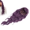 Peluca para mujer, peluca ondulada larga y rizada de color