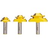 Yonico Lock Miter Router Bit Set 3 Bit 45 Degree