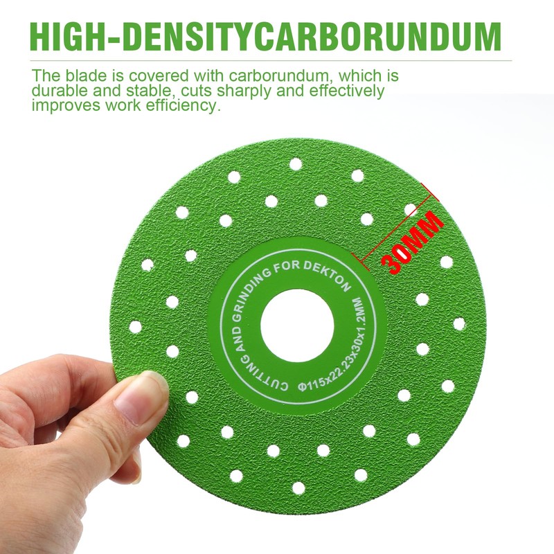 3PCS 4.5" Ultra Thin Diamond Grinding Discs Air Brazed Cutting