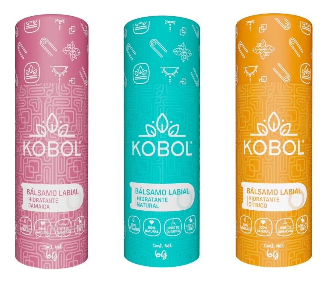 Bálsamo Labial Natural Vegano Karité Y Aceite Coco Kobol