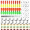 Dr.Fish 200PCs Pompano Rig Making Kit Surf Fishing Rig Accessories