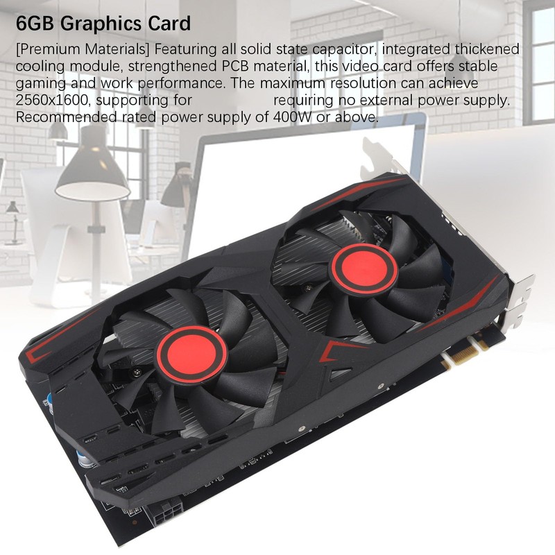 Jectse GTX550TI 6GB Graphics Card Gaming Video Card, GDDR5 PCIE