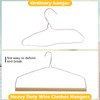 Didaey 80 Sets Dry Cleaner Hangers 18 Inch Drapery Hanger