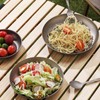MAXCOOK 2 pcs Titanium Camping Plate Dishes,7.68 Inch Ultralight Durable