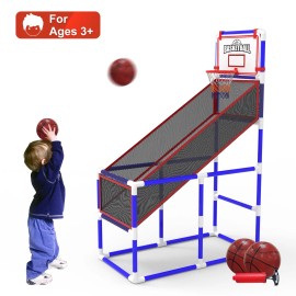 iMountek Basketball Game Set Basketball Hoop System Adjustable Height Toddler Kids Toys