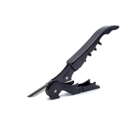 Pulltap's Genuine Classic 500 LEFT-HANDED Waiter's Corkscrew – Double-Hinged Wine Key with Hinged Foil Cutter – Patented Design – Made in Spain – Black/Black (Negro/Negro)