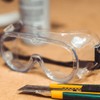 GRAFF CITY Safety Goggles Clear Protective Eyewear for Construction, Carpentry,