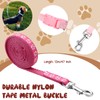 Amylove 48 Pcs Dog Collar and Leash Set, Polypropylene Adjustable