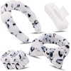 Sponge Spa Headband Wrist Band with Hair Clips Skincare Headband