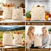 2‑Pack Beeswax Bread Bags, Detachable, for Keeping Bread Fresh