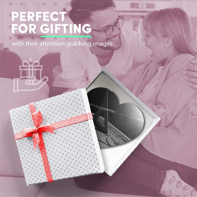 1 x Heart MDF Magnets - Ancient Sundial Time Clock