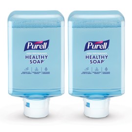Purell HEALTHY SOAP with CLEAN RELEASE Technology Foam, Light Fragrance, 1200 mL Refill ES10 Automatic Soap Dispenser (Pack of 2) - 8371-02