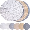 LUUTUUORA 6 Pcs Trivets Set for Hot Dishes, Heat Resistant