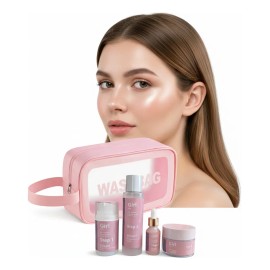 Kit Skincare Girl 4 Piezas Con Extracto De Arroz Piel Suave!