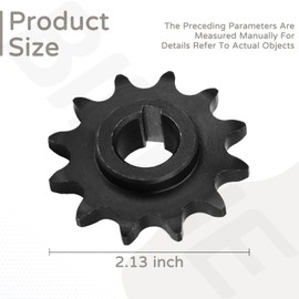 12 Tooth 5/8 Bore C Type Jackshaft Sprocket for 40 41 420 Chain