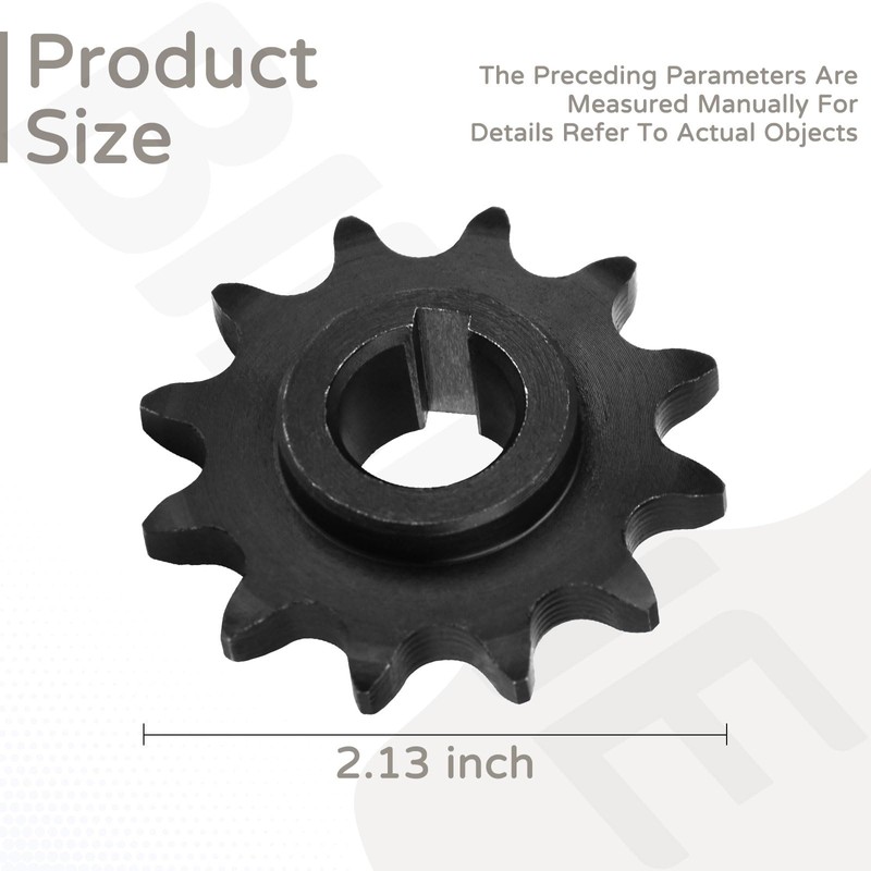 12 Tooth 5/8 Bore C Type Jackshaft Sprocket for 40