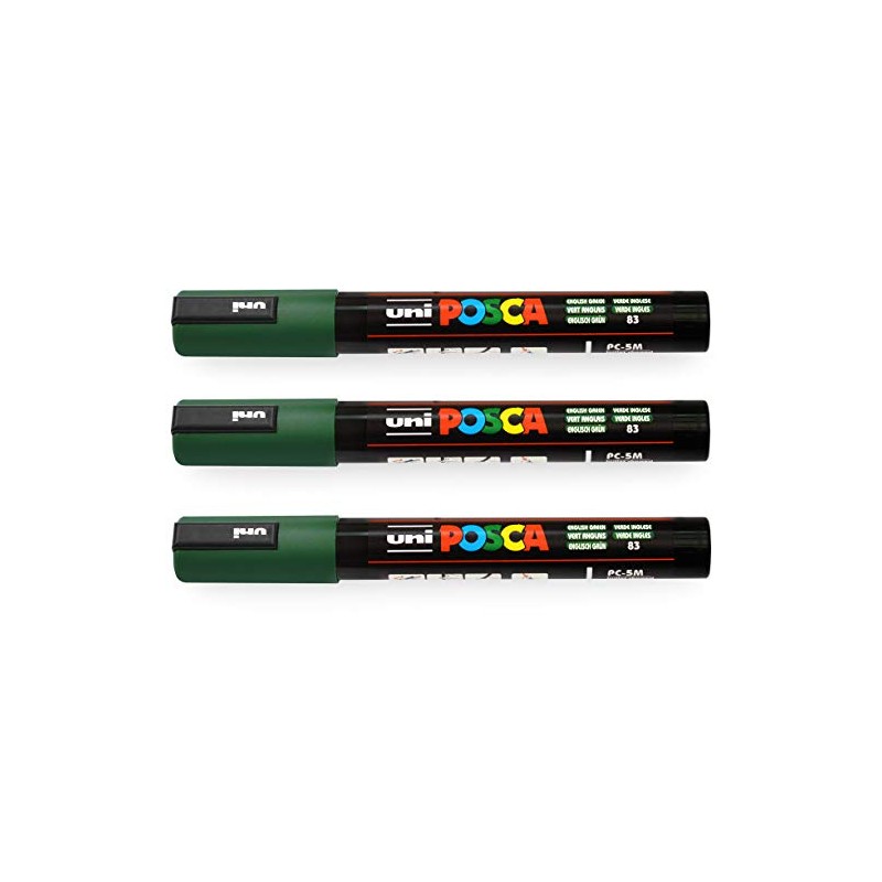 Posca Uni-Ball PC-5M Paint Marker Art Pens - 1.8-2.5mm -