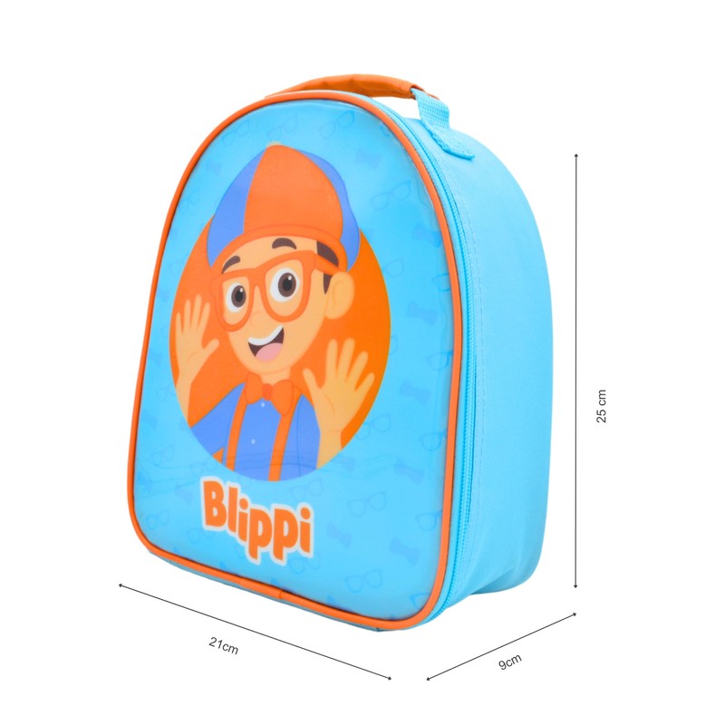 HOX 93237 Officially Licenced Blippi Lunch Bag, Polyester, 1.5 liters