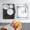 Dish Drying Mat for Kitchen Counter, Silicone Dish Drying Pad,