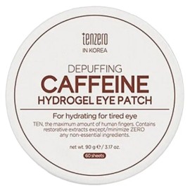 Ten Zero Daily Facial Moisturizing Patch Depuffing Caffeine Hydrogel Eye Patch (60 sheets) 90g 4 pieces / 텐제로 데일리 얼굴 보습 패치 디퍼핑 카페인 하이드로겔 아이패치 (60매) 90g 4개