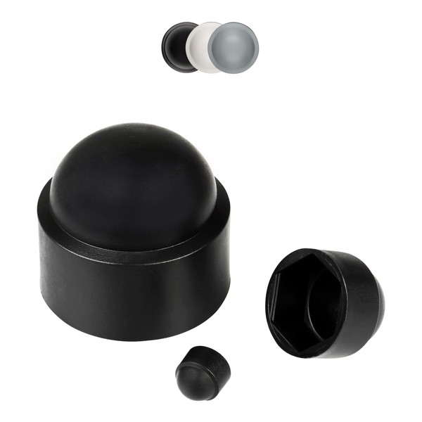 FUX Pack of 10 Hexagonal Screw Covers, Cover Caps for