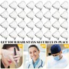 Baluue 100pcs Invisible Hair Nets Elastic Mesh Black Hair Net