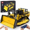 Mould King 15084 Construction Bulldozer Kit, 1508-Piece Engineering Vehicle Model