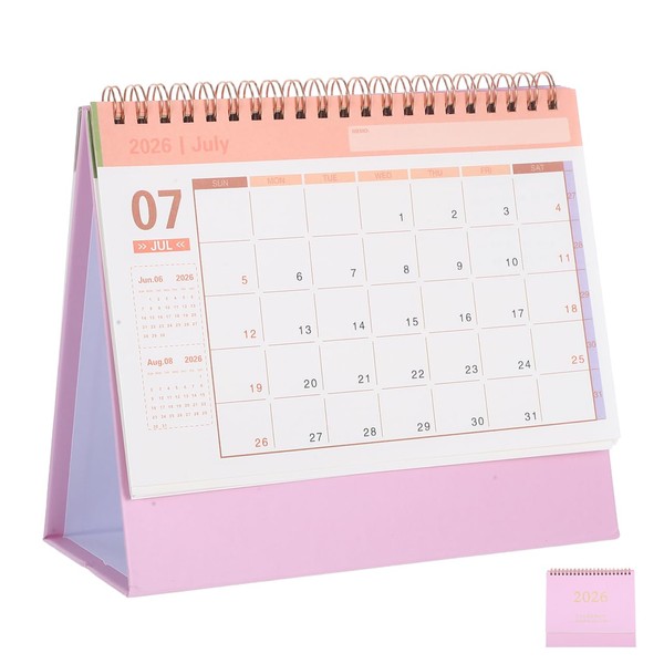 UKCOCO Desk Calendar 2025-2026: Desk Calendar 2025-2026 UK Standing Flip