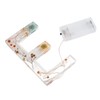 Floral Resin Letter Light Dry Flower and Alphabet Shape LED