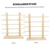 OATIPHO Log Glasses Display Stand Sunglass Organizer Sunglass Holder Eyeglass