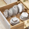 MINGFANITY 2PCS Plate Holders Organizer, Metal Dish Storage Dying Display