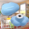 Qjaiune 6pcs Ceramic Cabinet Knobs Blue Drawer Knobs, Cloud Shaped
