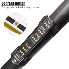 SUNPIE UTV Roll Bar Dome Light w/Battery Power Universal SXS Wireless Interior Lighting for Polaris RZR/Ranger/General Talon/Pioneer Kawasaki Mule/Teryx Can Am/Yamaha, White and Green