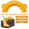 2pcs Drill Bit Sharpener, Plastic Drill Bit Sharpener Tool for