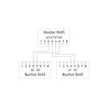 METZ CONNECT Adaptor UAE WE8(4) to 2 x RJ45 -