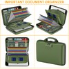 DocSafe Fireproof File Organizer with Lock, Hard-Shell Case Fireproof Document