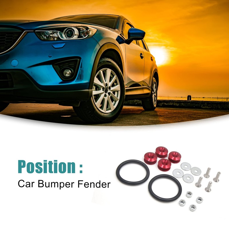 ACROPIX Quick Release Car Bumper Trunk Fender Hatch Lid Fastener