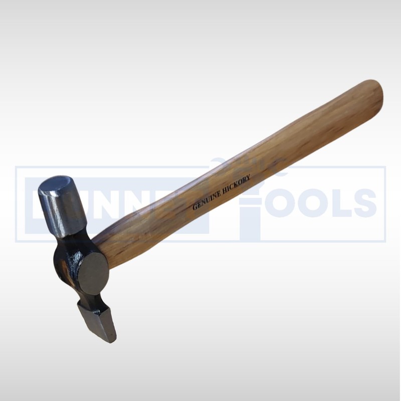 Dunnet Tools Traditional Cross Pein Hammer with Wooden Handle -
