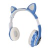 LXB39C Kids Headphone Bluetooth 5.0 Foldable Wireless Glowing Music Cat