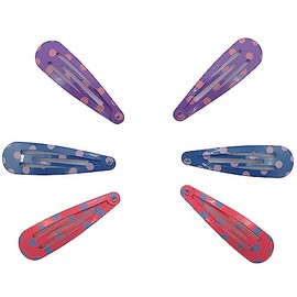 Topkids Accessories Patterned Design Hair Snap Hair Clips Hair Clip Toddler Hair Clips Women Metal Hair Clips Toddler Hair Clips Hair Accessories for Women & Hair Accessories for Girls (Polka Dot Mix)