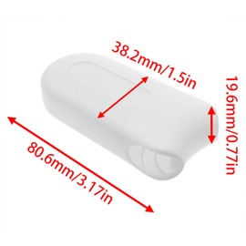 zutisay Window Blind Cord Handle Tensioner Plastic Safety Handle Tensioner Device Blinds Accessories Vertical Rope Rolling Rope Chain (White) for Window Blind -2pcs