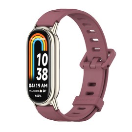 MIJOBS Strap for Mi Band 10/9/8, Replacement Wristband for Xiaomi Smart Band 9 Silicone Sport Watchband