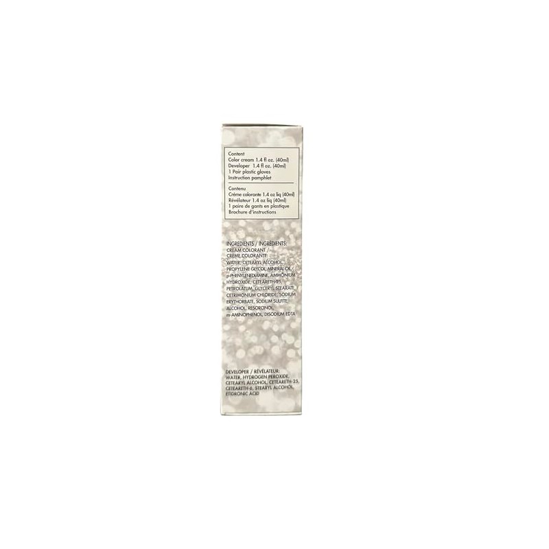 ColorEazy Permanent Cream Hair Color 1 Black - 3.47 oz,(De